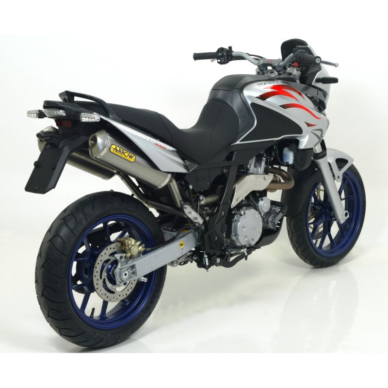 Terminali Thunder Approved alluminio (Dx+Sx) Aprilia PEGASO 650 2005-2011 650 cc