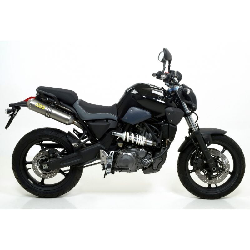 Terminali Round-Sil titanio omologati (Dx+ Sx) Yamaha MT-03 2005-2014 650 cc