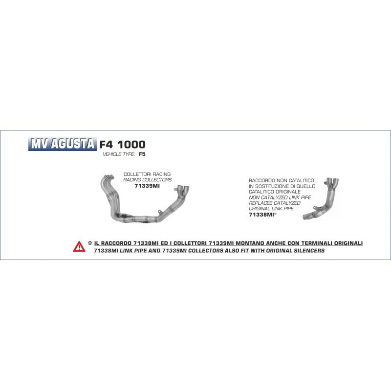 71703PO Terminali Thunder Approved Titanio (Dx+Sx) MV Agusta F4 1000 2004-2007 1000 cc