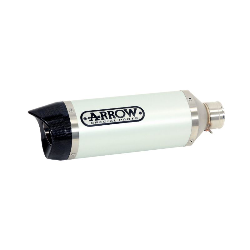 Terminali Thunder Approved Titanio (Dx+Sx) con fondello carby Ducati Hypermotard 1100 2007-2012 1100 cc