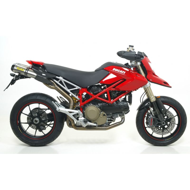 Terminali Thunder Carbonio (Dx+Sx) con fondello carby Ducati Hypermotard 1100 2007-2012 1100 cc