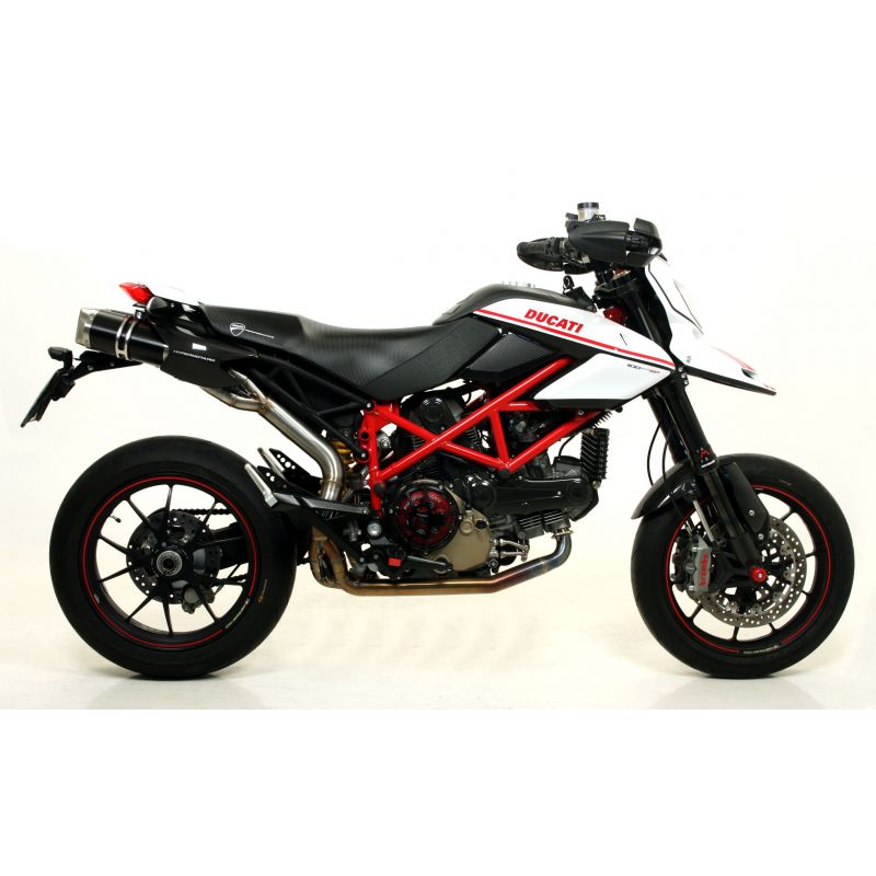 Terminali Thunder Carbonio (Dx+Sx) con fondello carby Ducati Hypermotard 1100 2007-2012 1100 cc