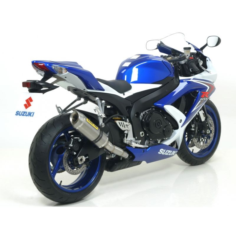 Terminale Pro-Racing Approved con fondello in carbonio per collettori originali Suzuki GSX-R 600 i.e. 2008-2010 600 cc