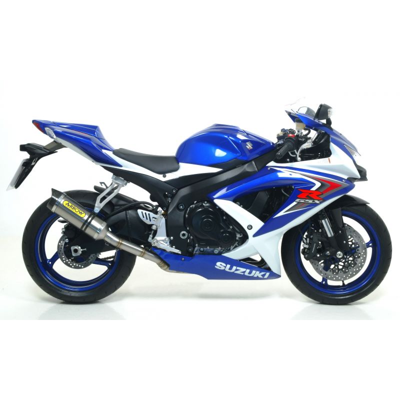 Kit completo COMPETITION (per moto elaborate) con dBKiller con fondello carby Suzuki GSX-R 750 i.e. 2008-2010 750 cc