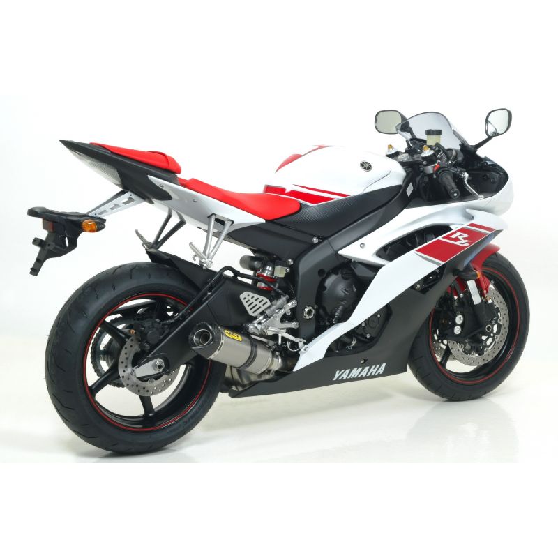 Kit completo COMPETITION FULL TITANIUM" (per moto elaborate) con dBKiller" Yamaha YZF R6 2008-2011 600 cc