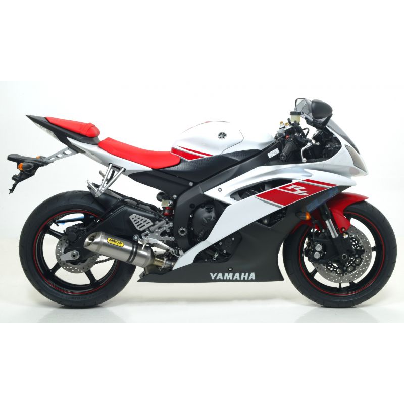Kit completo COMPETITION FULL TITANIUM" (per moto elaborate) con dBKiller" Yamaha YZF R6 2008-2011 600 cc