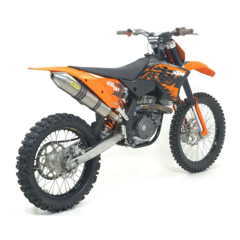 Terminale Off-Road Thunder titanio KTM SX 450 F 2008- 450 cc