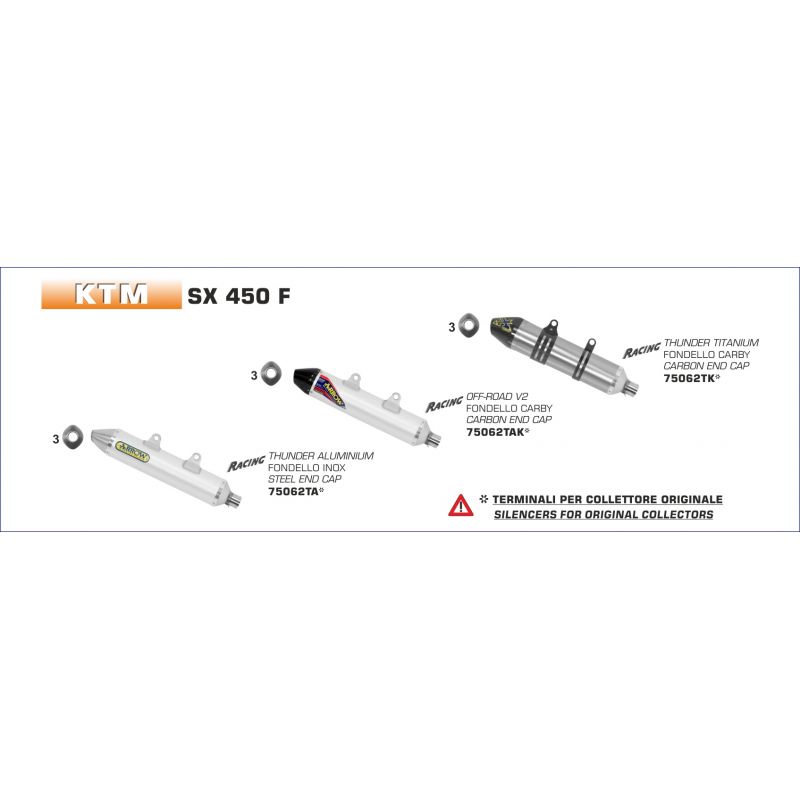 Collettore Racing KTM SX 450 F 2008- 450 cc