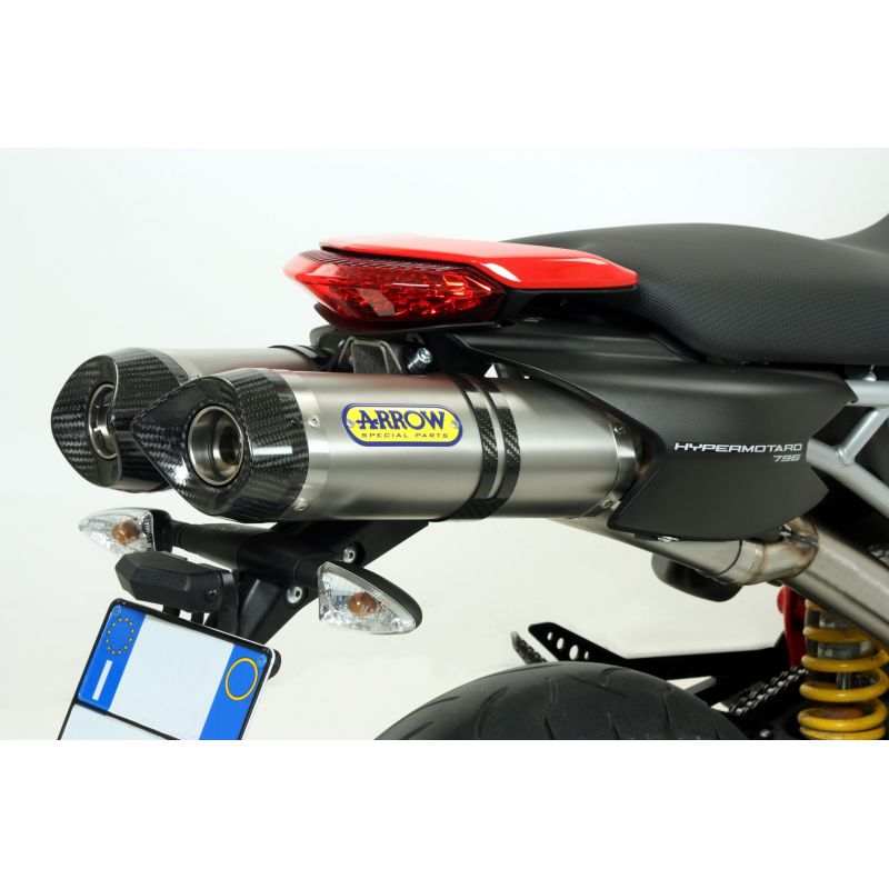 Terminali Thunder Approved Alluminio (Dx+Sx) Ducati Hypermotard 796 2009-2012 796 cc