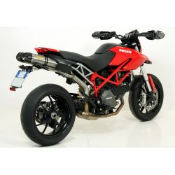 Terminali Thunder Approved Aluminium Dark" (Dx+Sx)" Ducati Hypermotard 796 2009-2012  cc