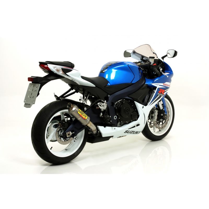 Terminale Trophy Approved con fondello in carbonio per collettori originali Suzuki GSX-R 600 i.e. 2011-2016 600 cc