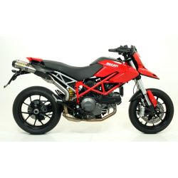 Terminali Thunder Approved Aluminium Dark" (Dx+Sx) - versione corta" Ducati Hypermotard 796 2009-2012  cc
