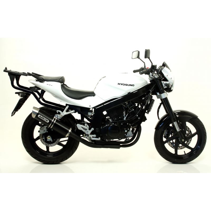 Terminale Thunder Approved alluminio Dark" per collettori originali" Hyosung Comet 250GT 2001-2016  cc