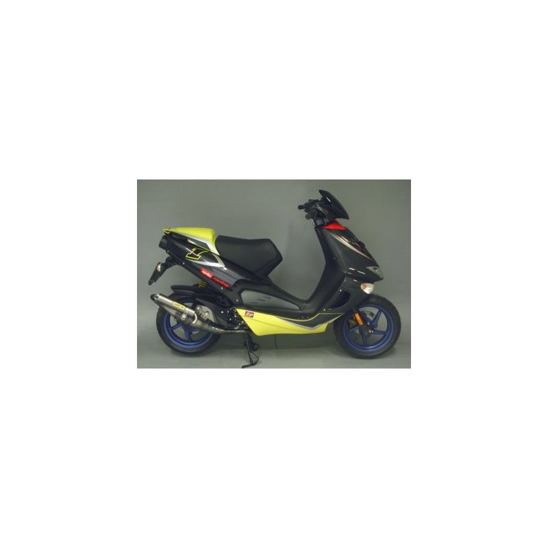 33638SEN Marmitta scooter Street Black" Aprilia SR 50 KAT 2000-2003 50 cc 8019799054820 ARROW
