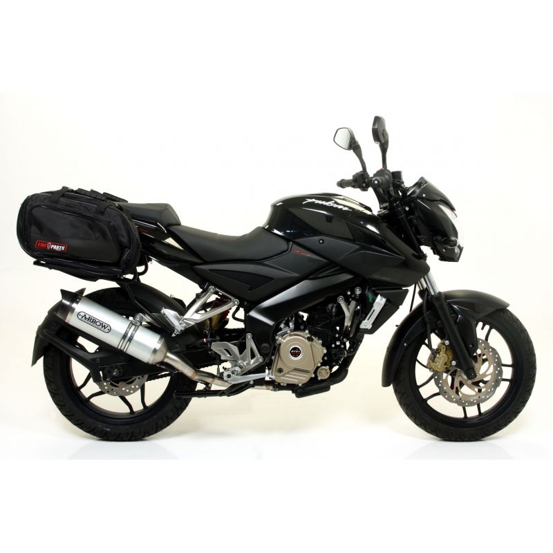 Terminale Thunder alluminio Dark" con fondello carby" Bajaj Pulsar 200 NS 2012-2014  cc