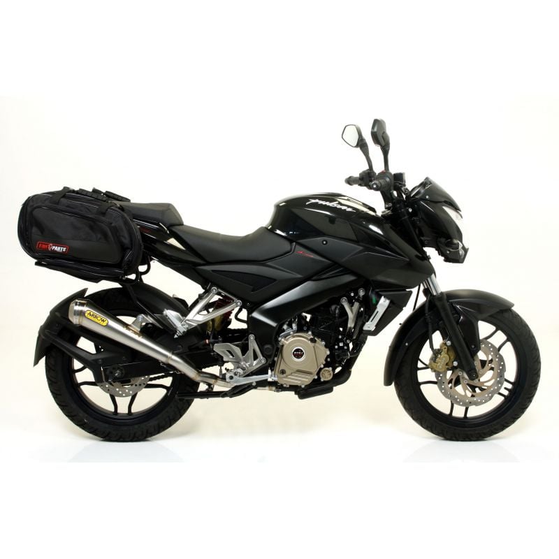 Terminale Thunder alluminio Dark" con fondello carby" Bajaj Pulsar 200 NS 2012-2014  cc