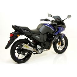 Terminale Thunder alluminio Dark" con fondello carby" Yamaha FZ16 - Fazer 16 2008-2012  cc