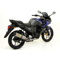 51512AKN Terminale Thunder alluminio Dark" con fondello carby" Yamaha FZ16 - Fazer 16 2008-2012 cc 