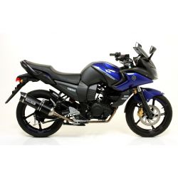 Terminale Thunder alluminio Dark" con fondello carby" Yamaha FZ16 - Fazer 16 2008-2012  cc