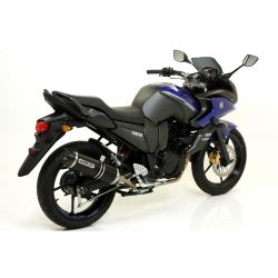 Terminale Thunder alluminio Dark" con fondello carby" Yamaha FZ16 - Fazer 16 2008-2012  cc