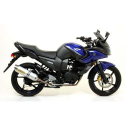 Terminale Thunder alluminio Dark" con fondello carby" Yamaha FZ16 - Fazer 16 2008-2012  cc