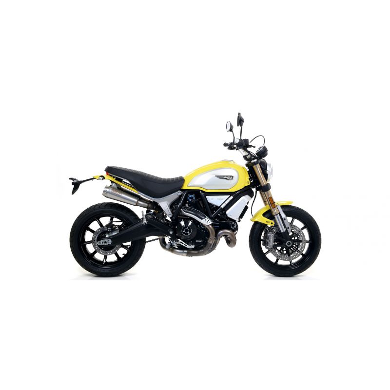 Terminali Pro-Race nichrom Dark" (Dx+Sx)" Ducati Scrambler 1100 2018-2020 1100 cc