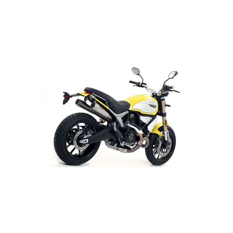 Terminali Pro-Race nichrom Dark" (Dx+Sx)" Ducati Scrambler 1100 2018-2020 1100 cc