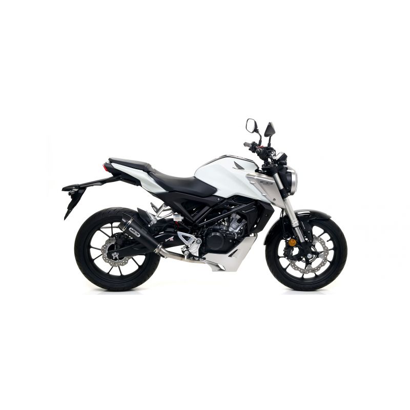 Terminale Thunder Titanio con fondello carby Honda CB 125 R 2018-2020 125 cc
