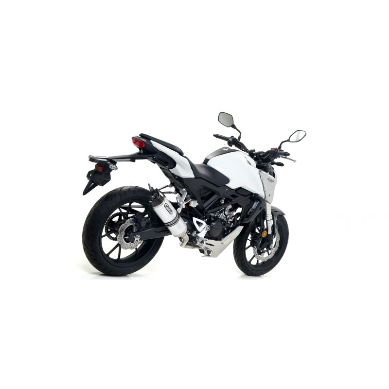 Terminale Thunder Titanio con fondello carby Honda CB 125 R 2018-2020 125 cc