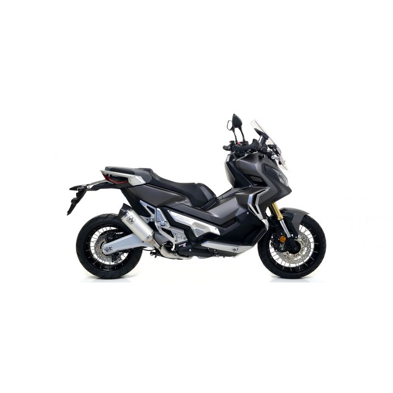 Terminale Race-Tech Alluminio Dark" con fondello carby - versione corta" Honda X-ADV 750 2017-2020 750 cc