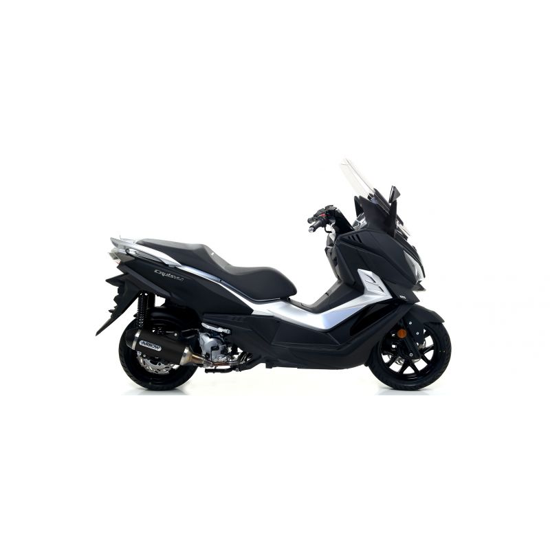 53527ANN Terminale Urban alluminio Dark" con fondello "Dark" SYM CruiSym 125i 2018-2020 cc  ARROW