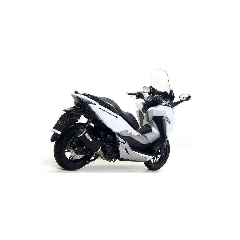 Terminale Urban  alluminio Dark" con fondello "Dark" Honda FORZA 300 2018-2020  cc