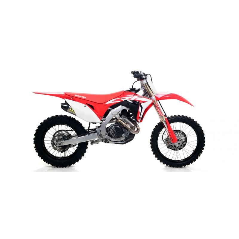 75162TK Terminali Off-Road Thunder Titanio (Dx+Sx) con fondello carby Honda CRF 450 R 2019- 450 cc
