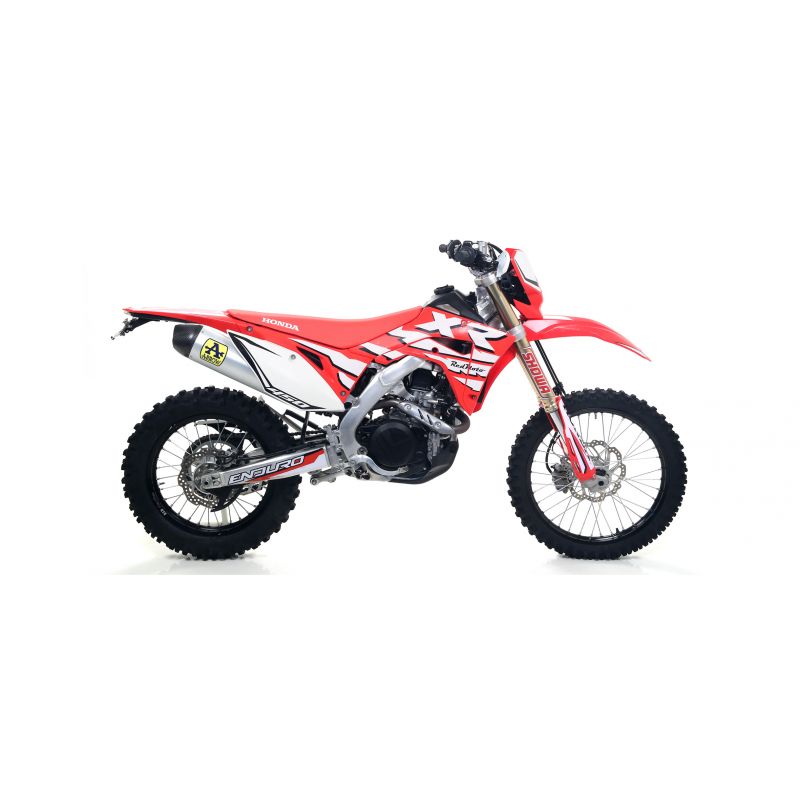 Terminale Race-Tech alluminio con fondello carby Honda CRF 450 L / XR 2019-2020 450 cc