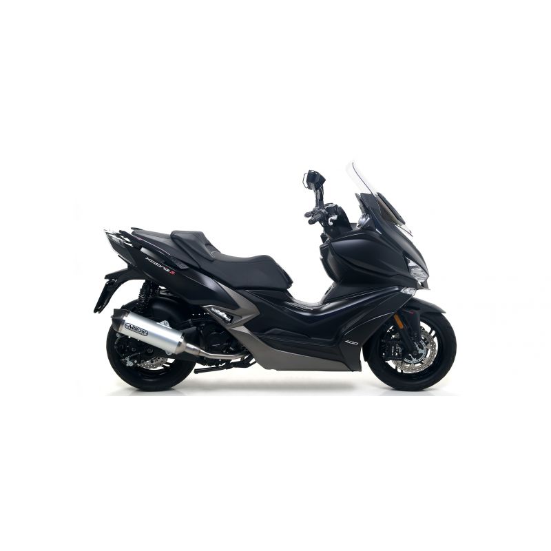 Terminale Urban  alluminio Dark" con fondello "Dark" Kymco XCITING 400i S 2019-2020  cc