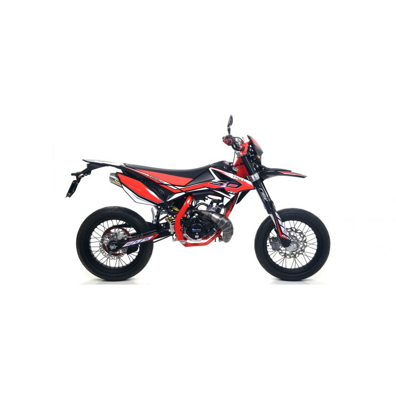 52054SU Marmitta All-Road 2T intercambiabile con originale Beta RR 50 Motard 2018-2020 50 cc