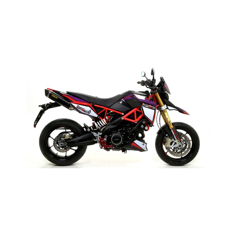71907AK Terminali Thunder alluminio (Dx+Sx) con fondello carby Aprilia DORSODURO 750 2009-2017 750