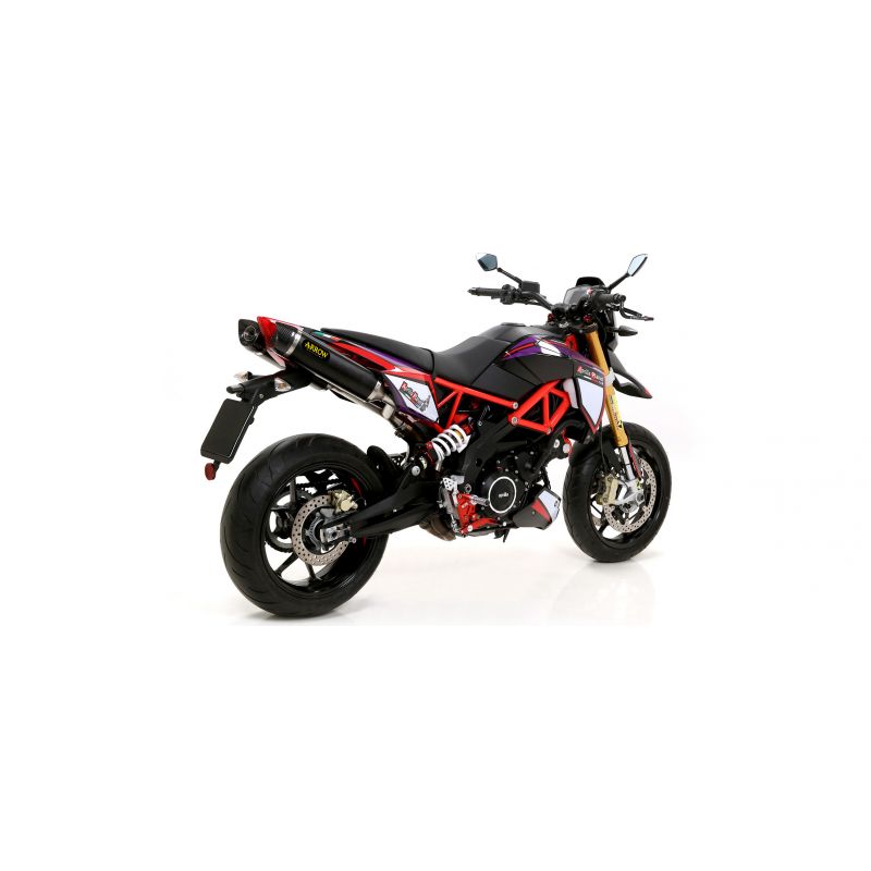 71907AK Terminali Thunder alluminio (Dx+Sx) con fondello carby Aprilia DORSODURO 750 2009-2017 750