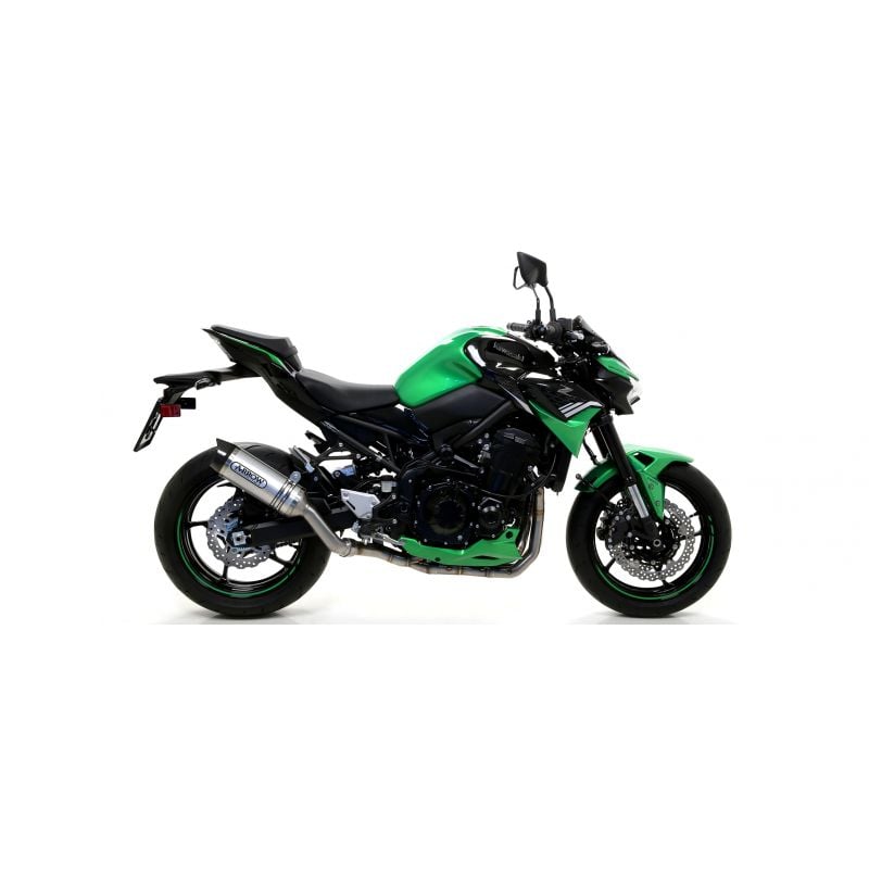 Terminale Thunder alluminio White" con fondello carby" Kawasaki Z 900 2020-2022  cc