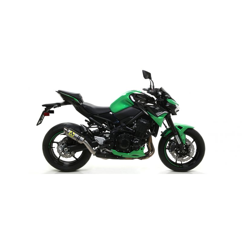 Terminale Thunder alluminio White" con fondello carby" Kawasaki Z 900 2020-2022  cc