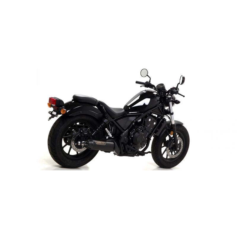 74504RBA Kit terminale Rebel con fondello in alluminio lucido Honda CMX 500 Rebel 2020-2021 500 cc