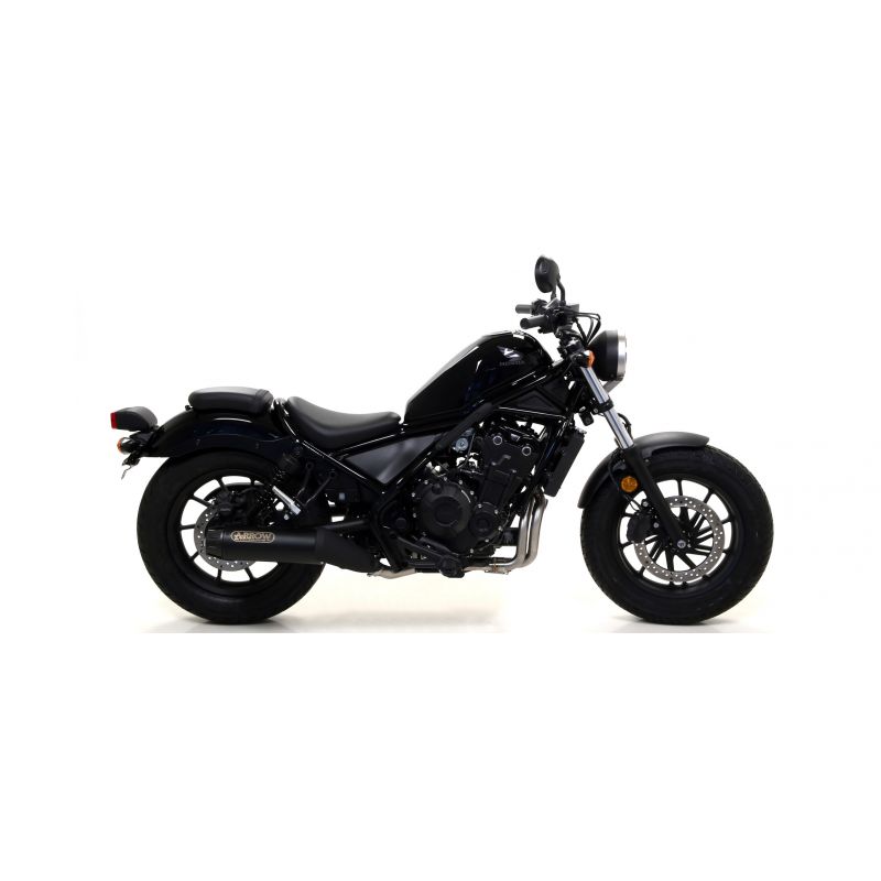 74504RBA Kit terminale Rebel con fondello in alluminio lucido Honda CMX 500 Rebel 2020-2021 500 cc