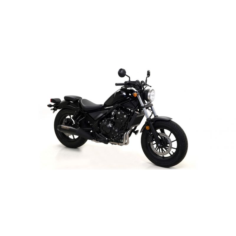 74504RBA Kit terminale Rebel con fondello in alluminio lucido Honda CMX 500 Rebel 2020-2021 500 cc