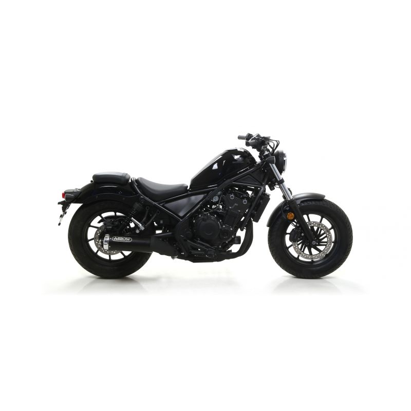 74504RBA Kit terminale Rebel con fondello in alluminio lucido Honda CMX 500 Rebel 2020-2021 500 cc