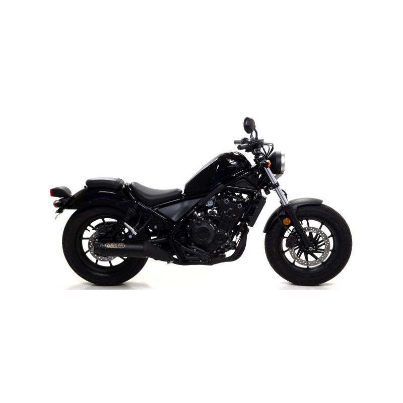 74504RBA Kit terminale Rebel con fondello in alluminio lucido Honda CMX 500 Rebel 2020-2021 500 cc