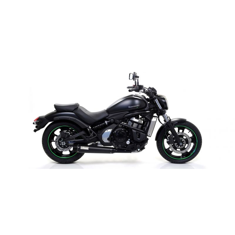 Kit completo Rebel con fondello posteriore in alluminio lucido Kawasaki Vulcan S 650 2014-2016 650 cc