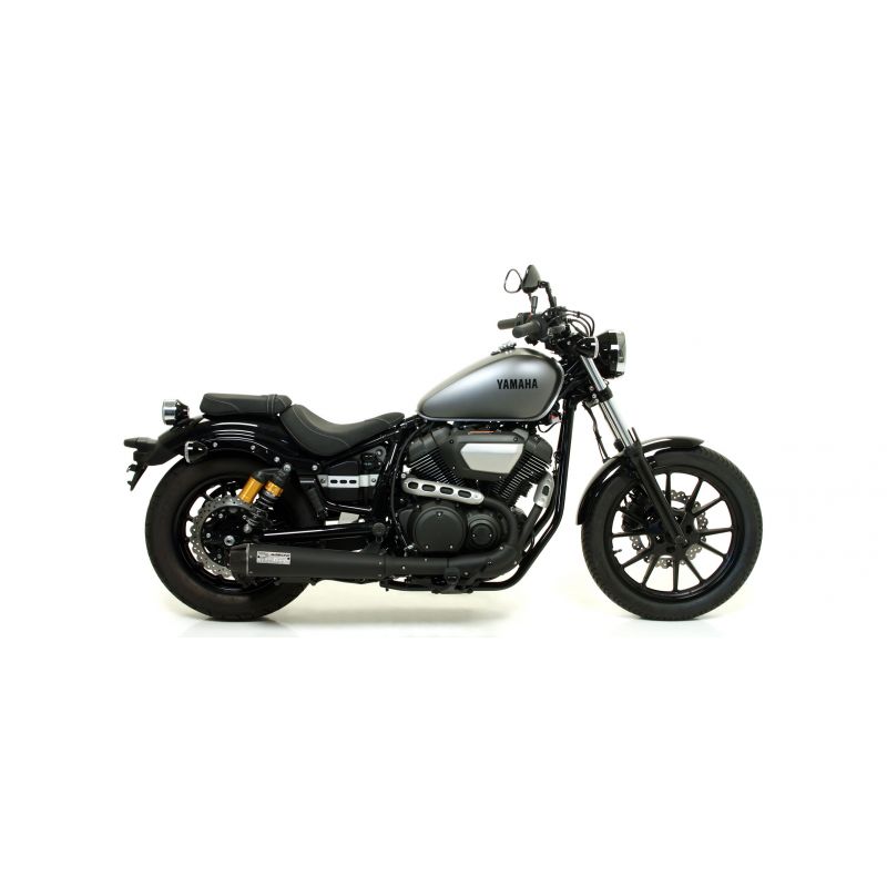 Kit terminale Rebel con fondello in alluminio lucido Yamaha XV (Bolt) 950 R 2014-2016 950 cc