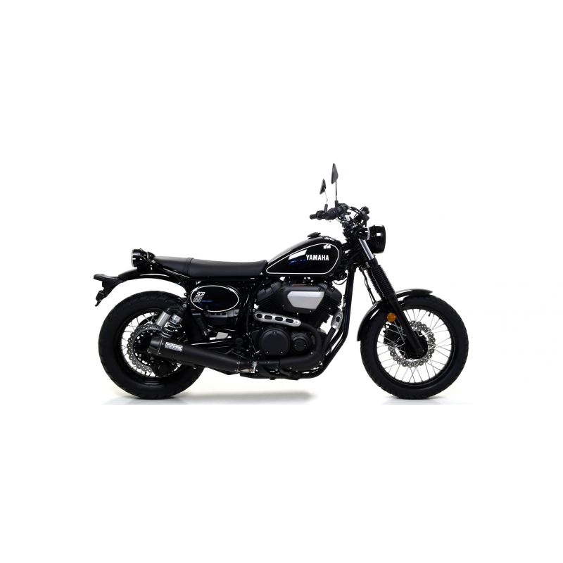 Kit terminale Rebel con fondello in alluminio lucido Yamaha SCR 950 2017-2020 950 cc