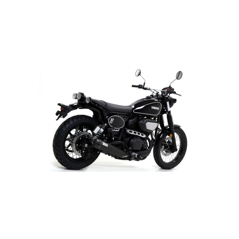 Kit terminale Rebel con fondello in alluminio lucido Yamaha SCR 950 2017-2020 950 cc