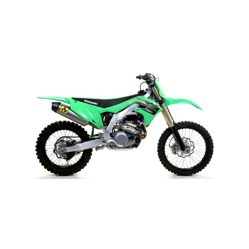 Terminale Off-Road Race-Tech titanio con fondello carby Kawasaki KX 450 F 2020- 450 cc